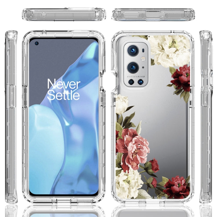 For OnePlus 9 Pro PC+TPU Transparent Painted Phone Case