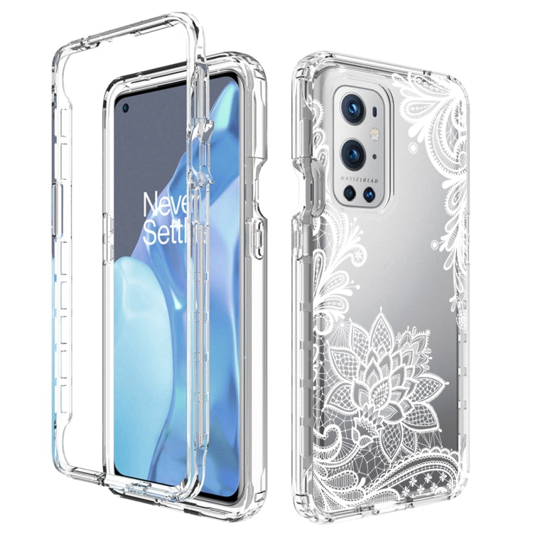 For OnePlus 9 Pro PC+TPU Transparent Painted Phone Case