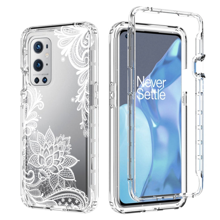 For OnePlus 9 Pro PC+TPU Transparent Painted Phone Case