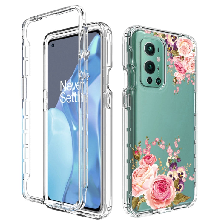 For OnePlus 9 Pro PC+TPU Transparent Painted Phone Case