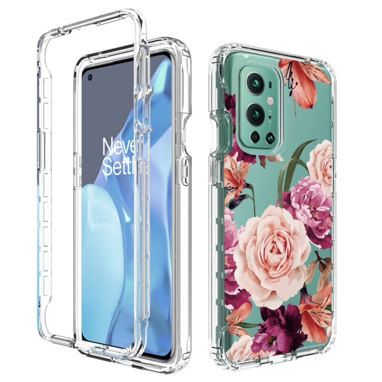 For OnePlus 9 Pro PC+TPU Transparent Painted Phone Case