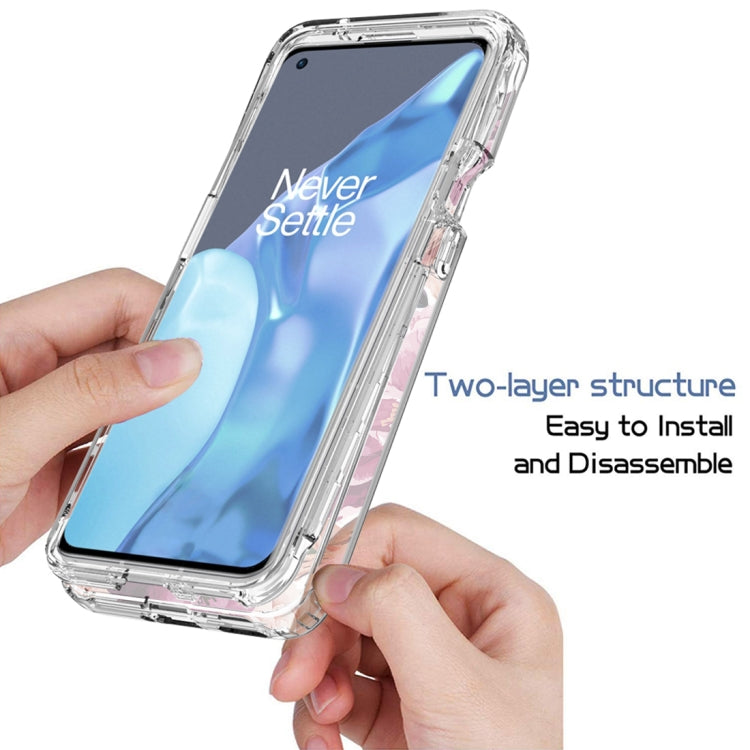 For OnePlus 9 Pro PC+TPU Transparent Painted Phone Case