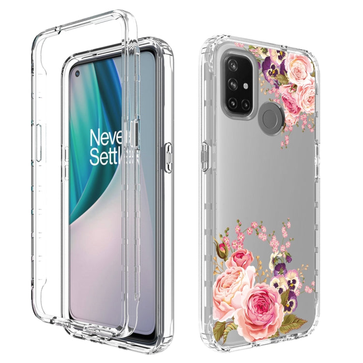 For OnePlus Nord N10 5G PC+TPU Transparent Painted Phone Case