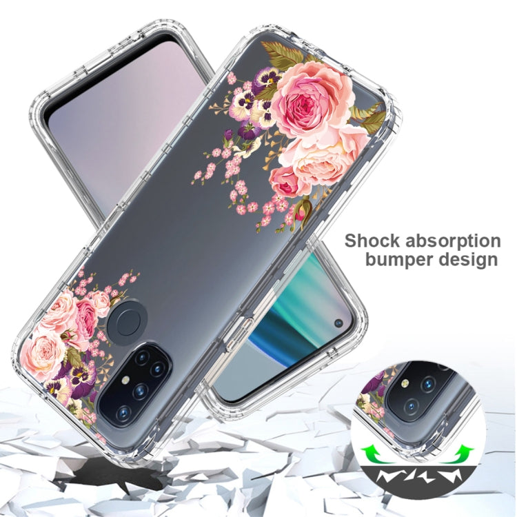 For OnePlus Nord N10 5G PC+TPU Transparent Painted Phone Case