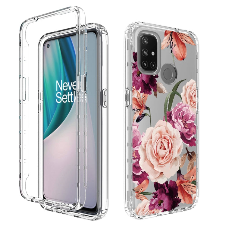For OnePlus Nord N10 5G PC+TPU Transparent Painted Phone Case