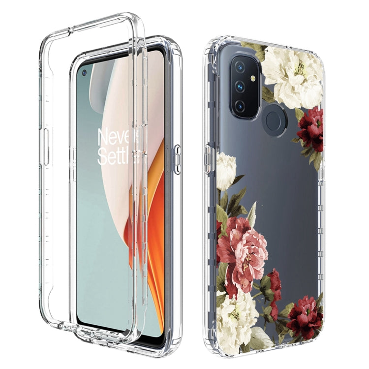 For OnePlus Nord N100 PC+TPU Transparent Painted Phone Case