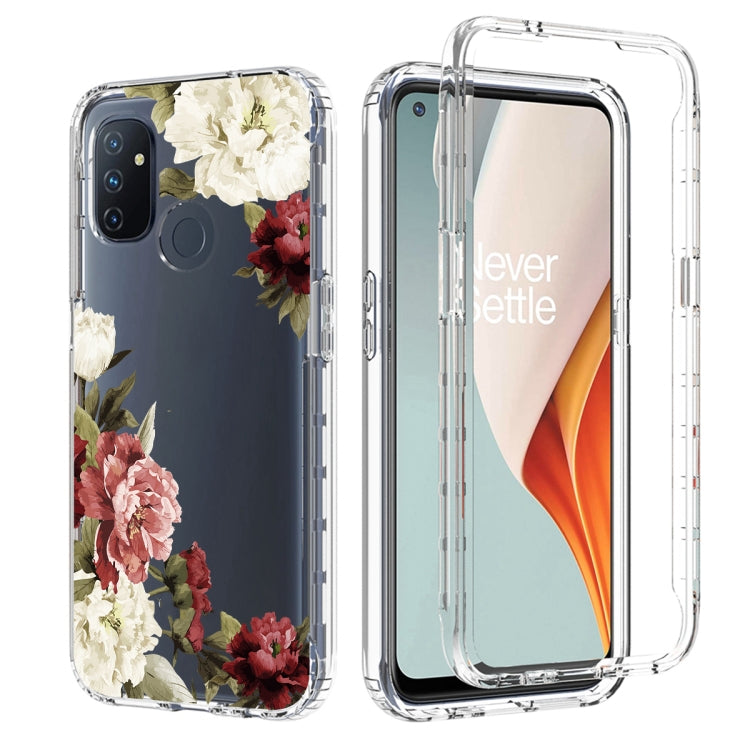 For OnePlus Nord N100 PC+TPU Transparent Painted Phone Case