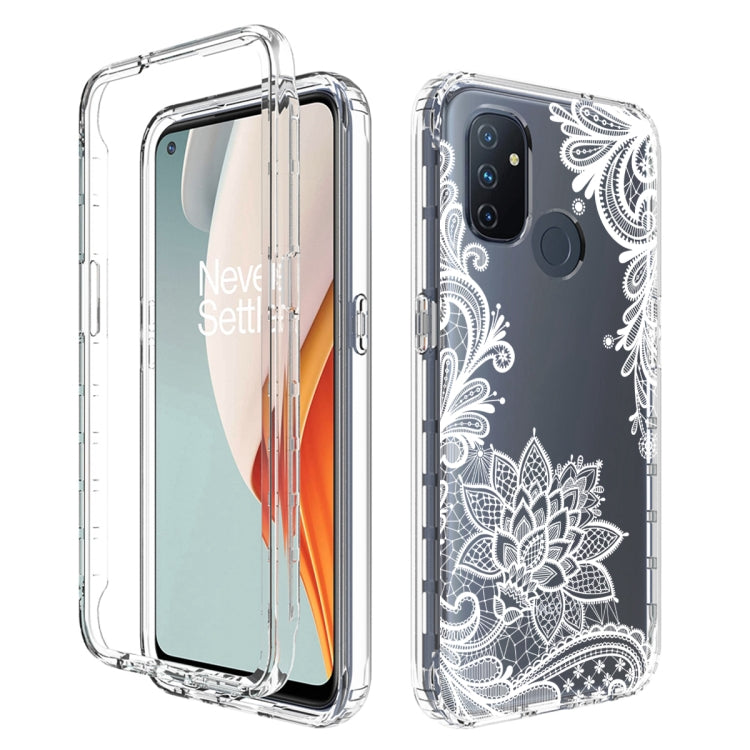 For OnePlus Nord N100 PC+TPU Transparent Painted Phone Case