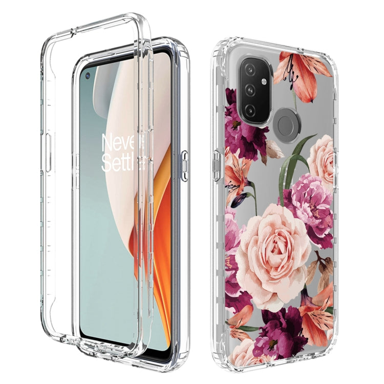 For OnePlus Nord N100 PC+TPU Transparent Painted Phone Case