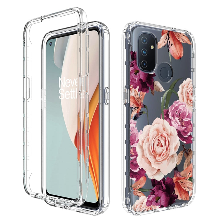 For OnePlus Nord N100 PC+TPU Transparent Painted Phone Case