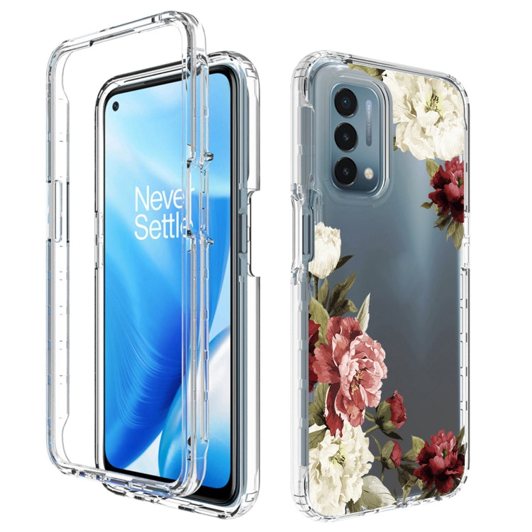For OnePlus Nord N200 5G PC+TPU Transparent Painted Phone Case
