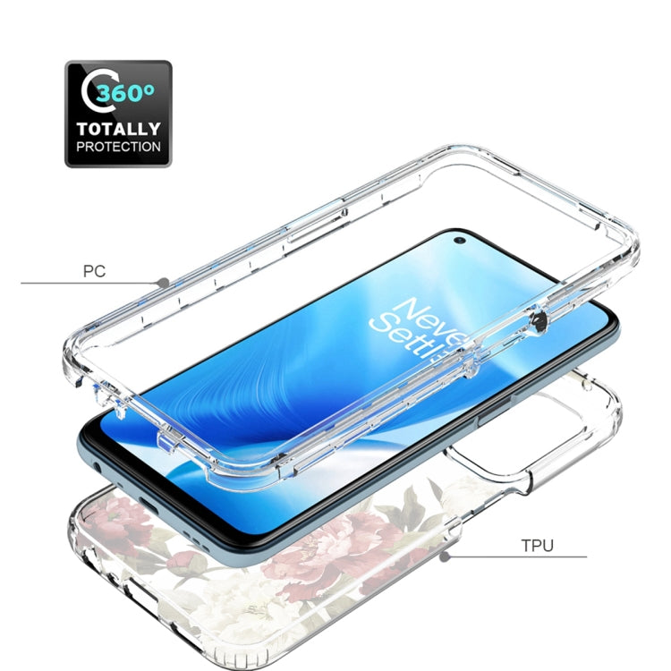 For OnePlus Nord N200 5G PC+TPU Transparent Painted Phone Case