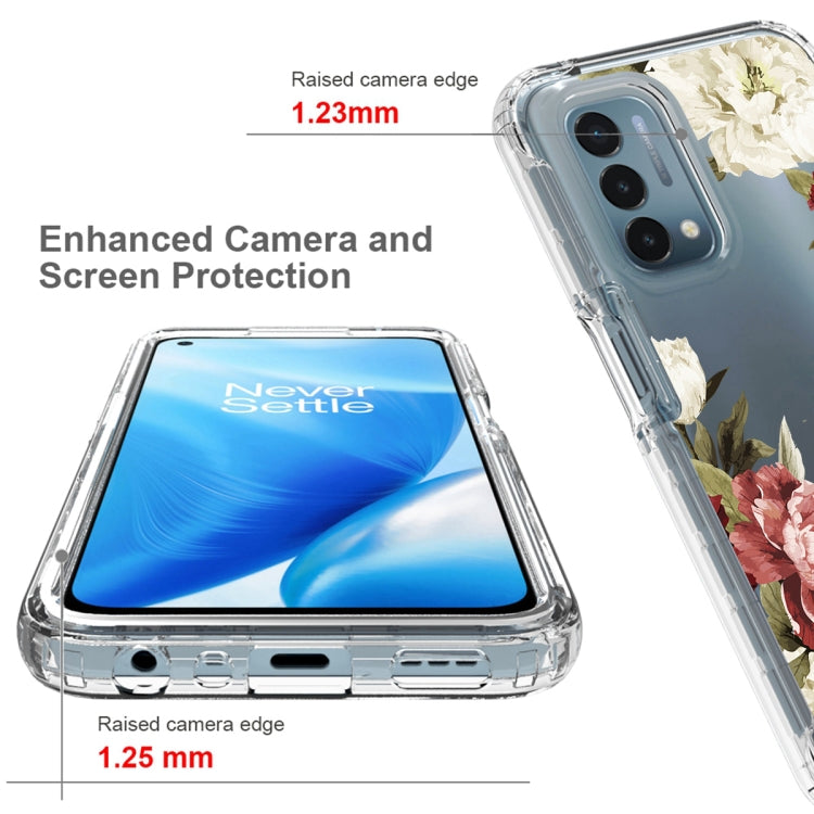 For OnePlus Nord N200 5G PC+TPU Transparent Painted Phone Case