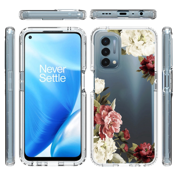 For OnePlus Nord N200 5G PC+TPU Transparent Painted Phone Case