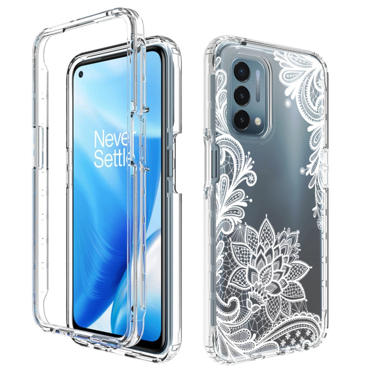 For OnePlus Nord N200 5G PC+TPU Transparent Painted Phone Case