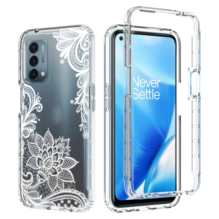 For OnePlus Nord N200 5G PC+TPU Transparent Painted Phone Case