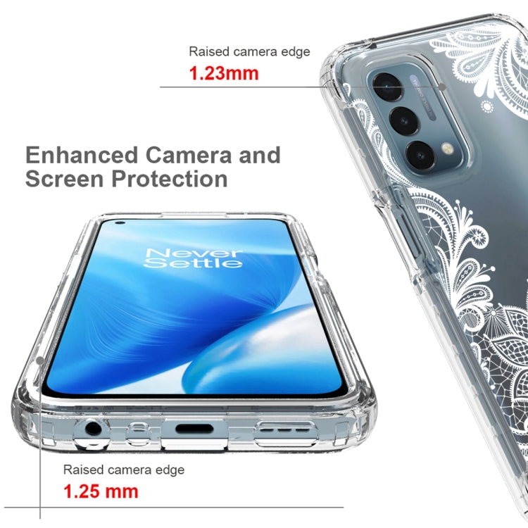 For OnePlus Nord N200 5G PC+TPU Transparent Painted Phone Case