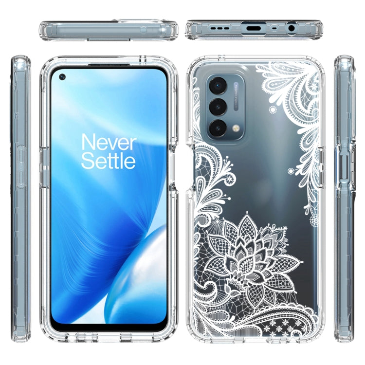 For OnePlus Nord N200 5G PC+TPU Transparent Painted Phone Case