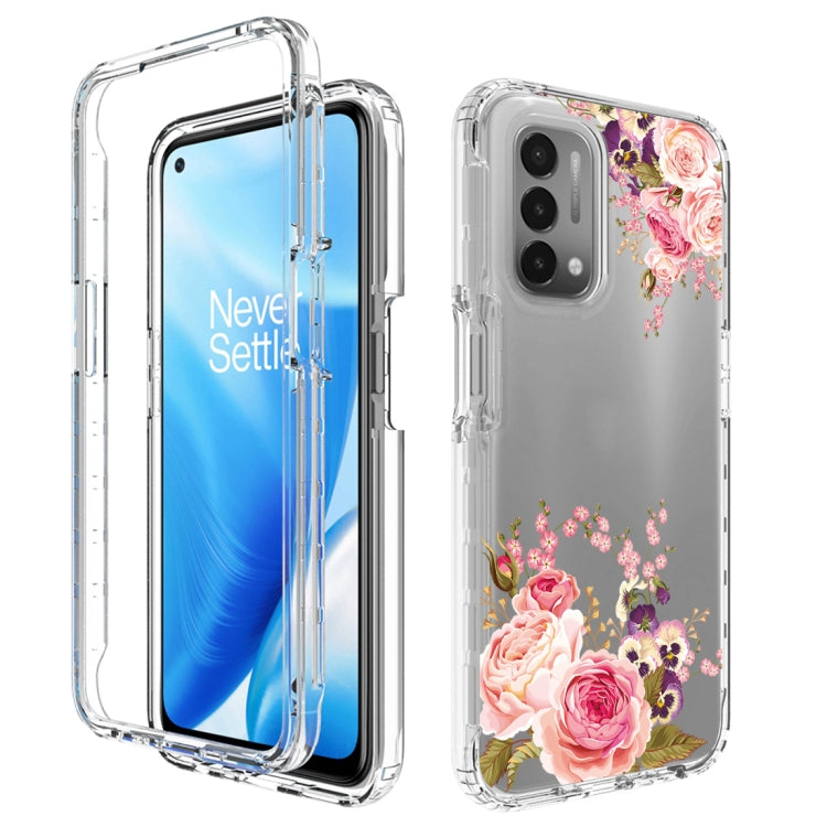 For OnePlus Nord N200 5G PC+TPU Transparent Painted Phone Case