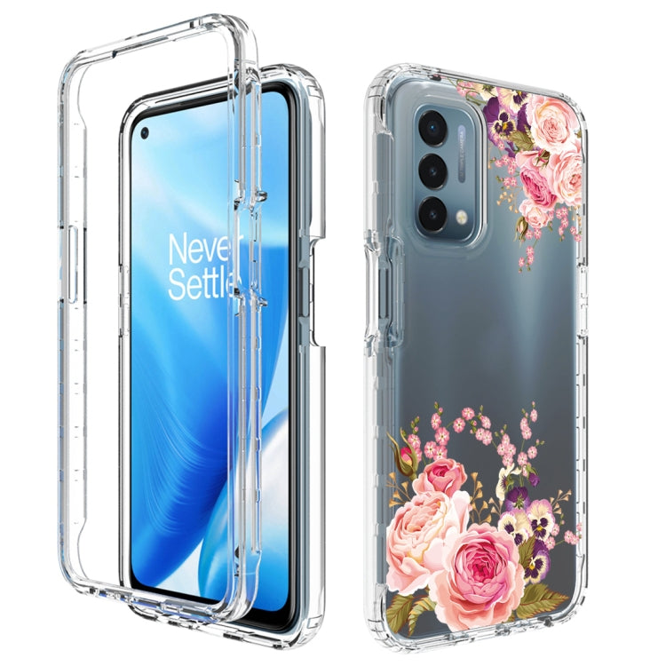 For OnePlus Nord N200 5G PC+TPU Transparent Painted Phone Case