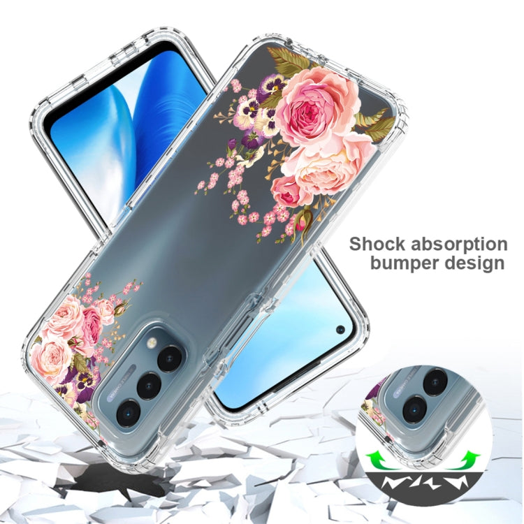 For OnePlus Nord N200 5G PC+TPU Transparent Painted Phone Case