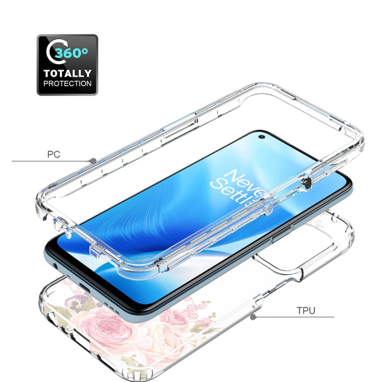For OnePlus Nord N200 5G PC+TPU Transparent Painted Phone Case