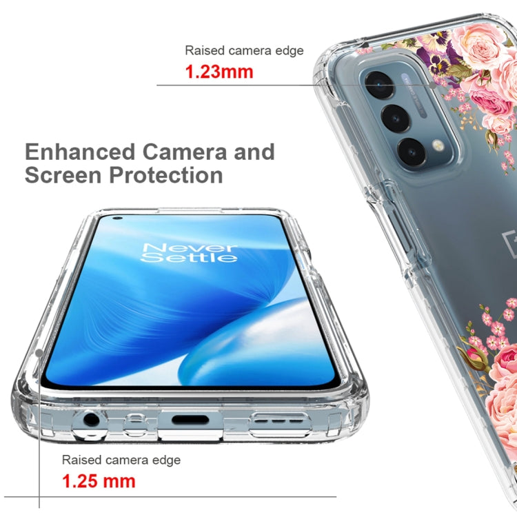 For OnePlus Nord N200 5G PC+TPU Transparent Painted Phone Case