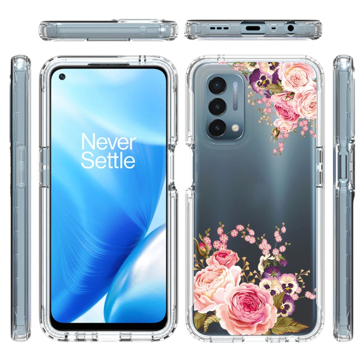 For OnePlus Nord N200 5G PC+TPU Transparent Painted Phone Case