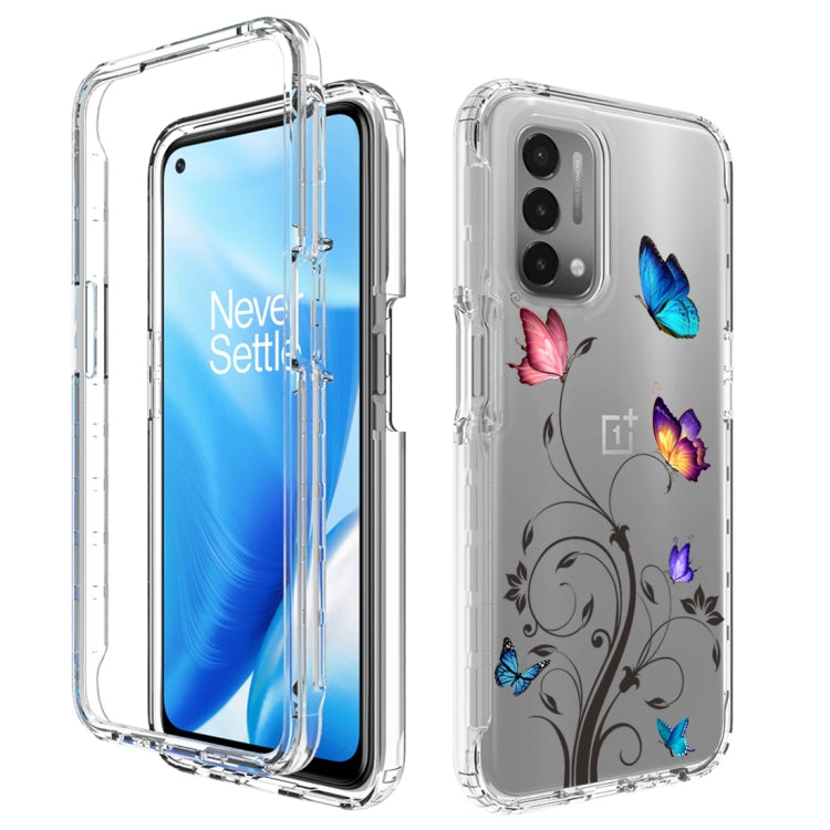 For OnePlus Nord N200 5G PC+TPU Transparent Painted Phone Case