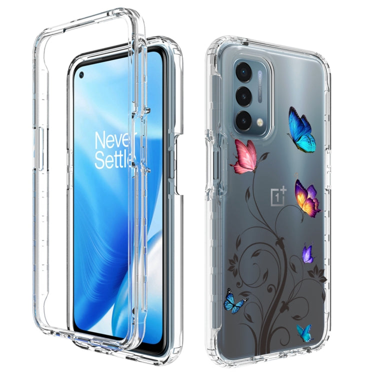 For OnePlus Nord N200 5G PC+TPU Transparent Painted Phone Case