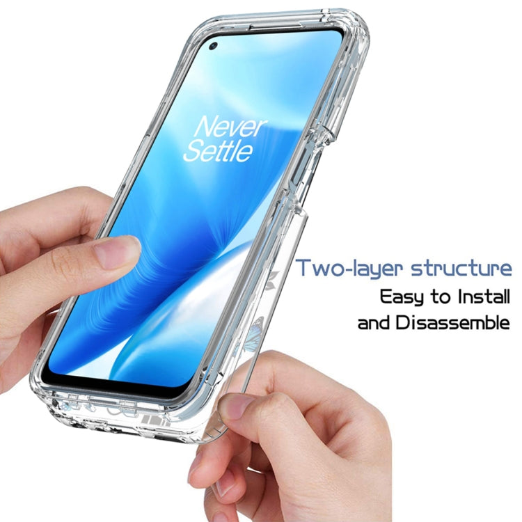 For OnePlus Nord N200 5G PC+TPU Transparent Painted Phone Case
