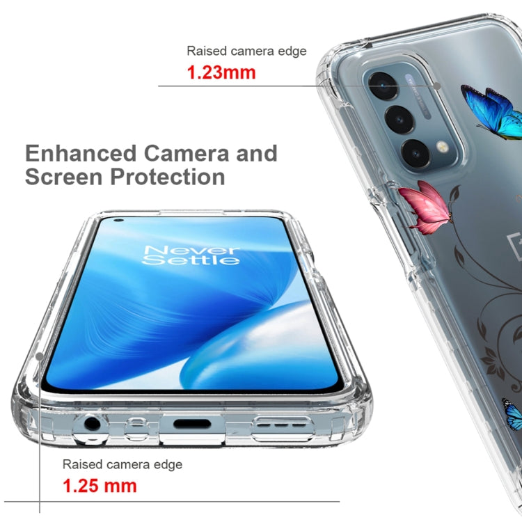 For OnePlus Nord N200 5G PC+TPU Transparent Painted Phone Case