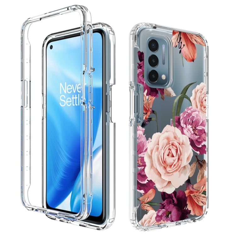For OnePlus Nord N200 5G PC+TPU Transparent Painted Phone Case
