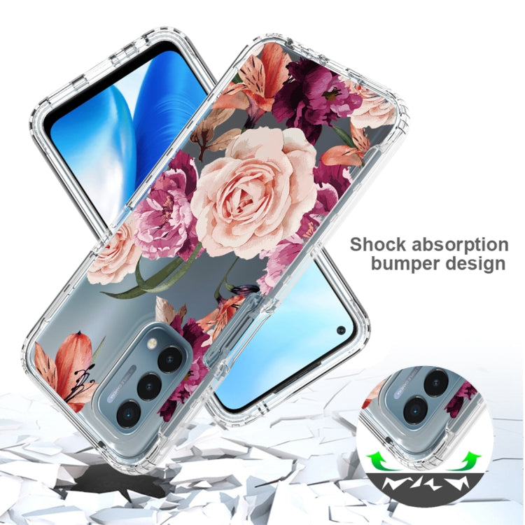 For OnePlus Nord N200 5G PC+TPU Transparent Painted Phone Case