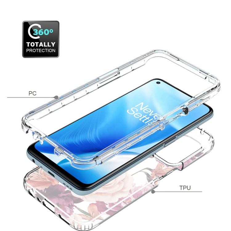 For OnePlus Nord N200 5G PC+TPU Transparent Painted Phone Case