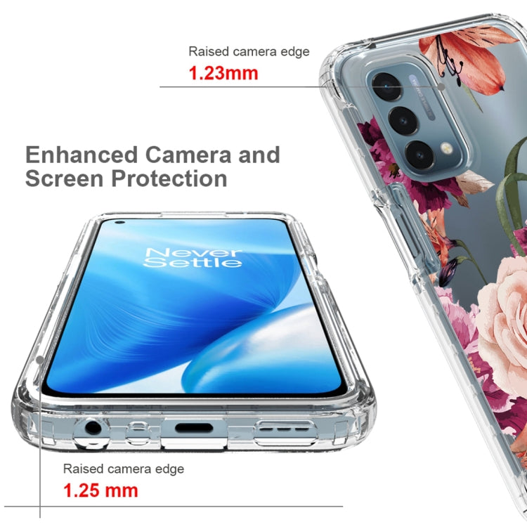 For OnePlus Nord N200 5G PC+TPU Transparent Painted Phone Case