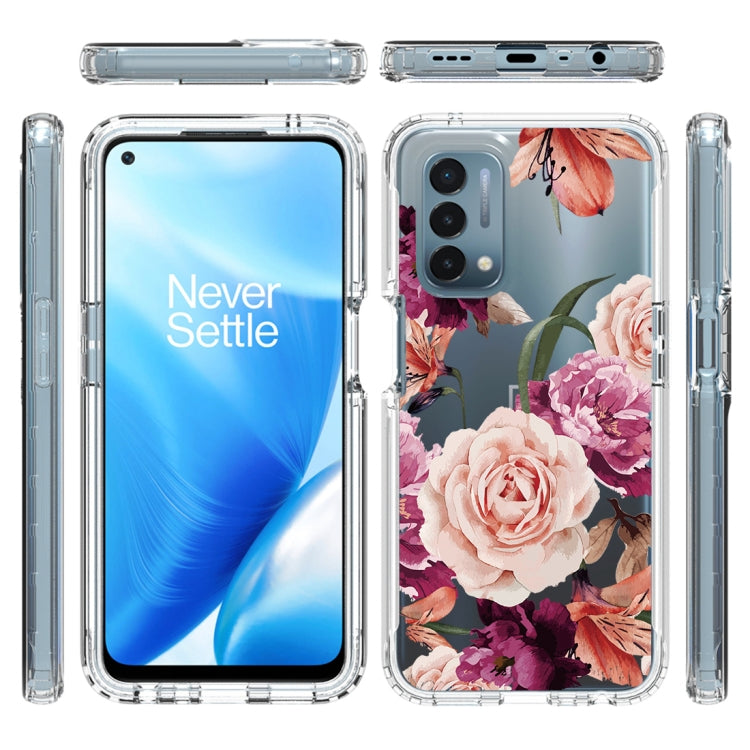 For OnePlus Nord N200 5G PC+TPU Transparent Painted Phone Case