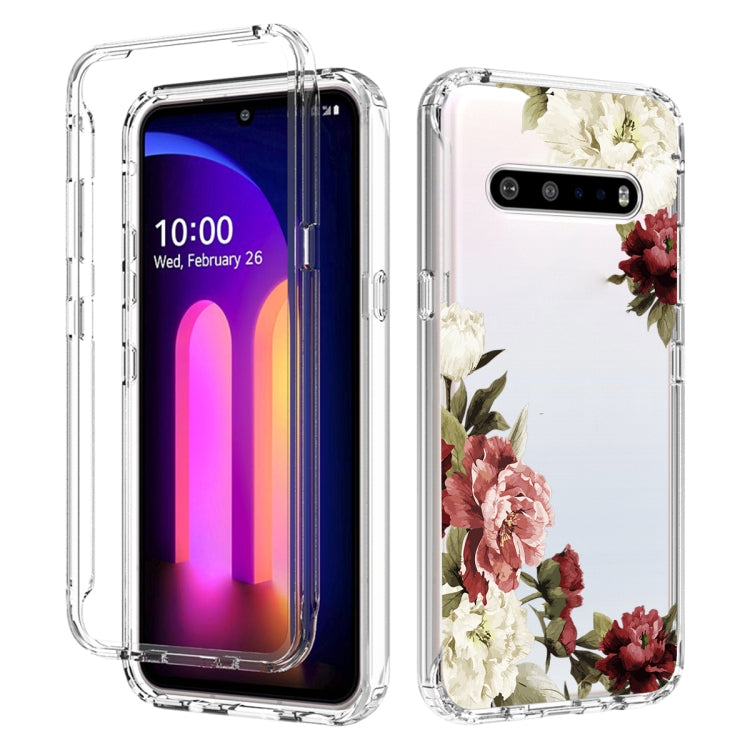 For LG V60 ThinQ 5G PC+TPU Transparent Painted Phone Case