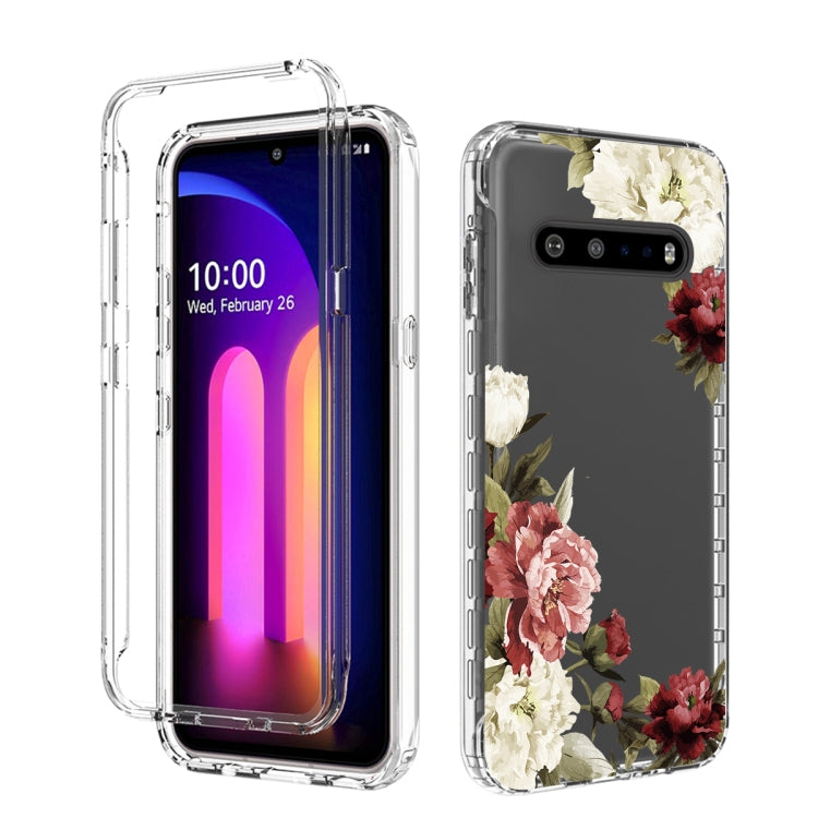 For LG V60 ThinQ 5G PC+TPU Transparent Painted Phone Case