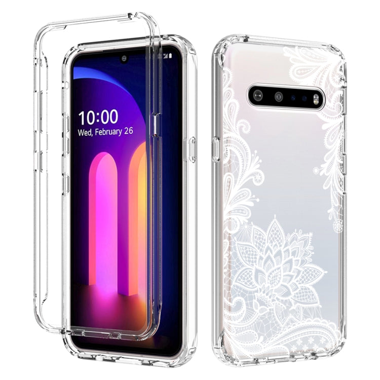 For LG V60 ThinQ 5G PC+TPU Transparent Painted Phone Case