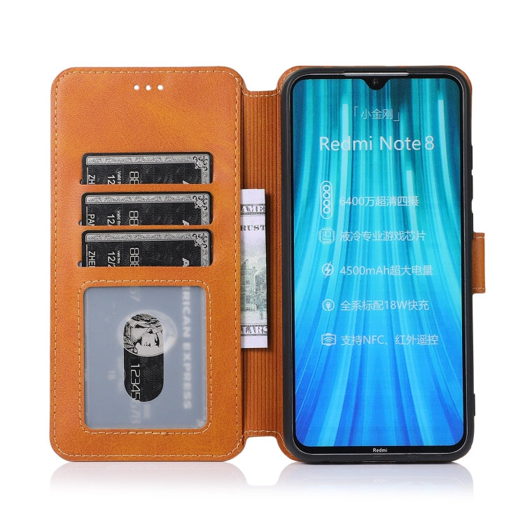 For Xiaomi Redmi Note 8 Shockproof PU + TPU Leather Phone Case