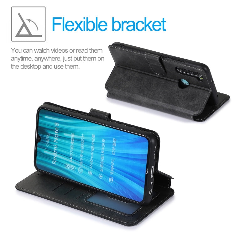 For Xiaomi Redmi Note 8 Shockproof PU + TPU Leather Phone Case