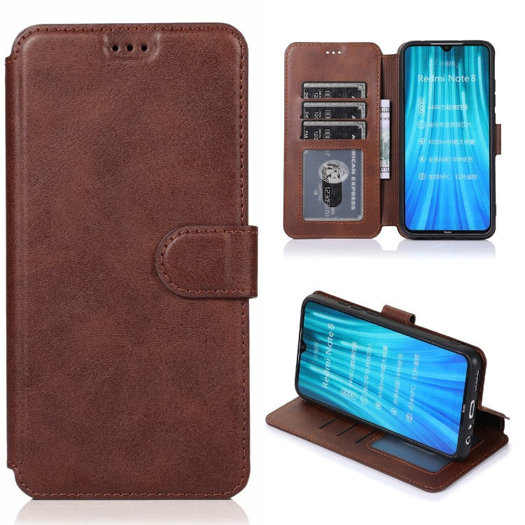For Xiaomi Redmi Note 8 Shockproof PU + TPU Leather Phone Case