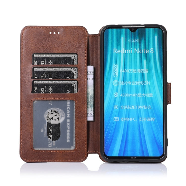 For Xiaomi Redmi Note 8 Shockproof PU + TPU Leather Phone Case