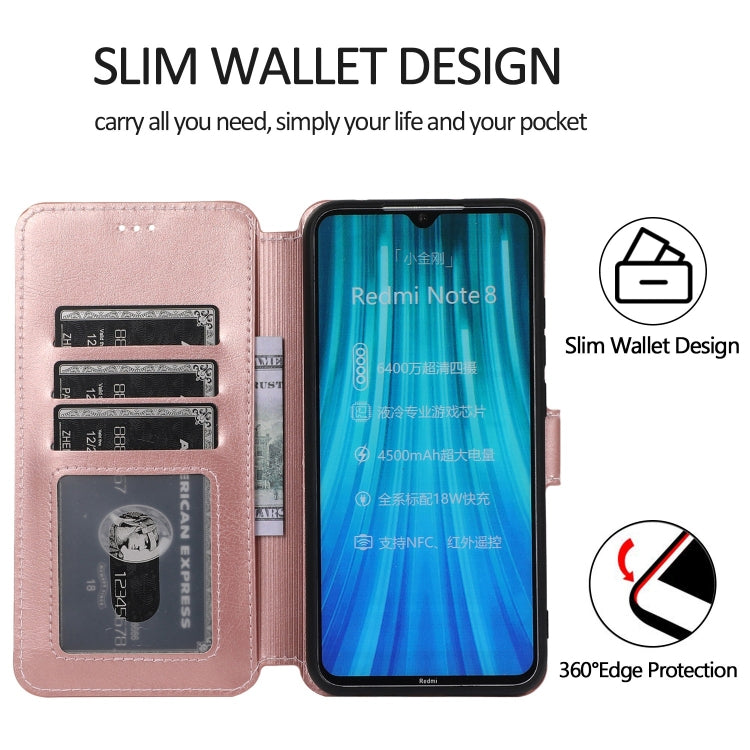 For Xiaomi Redmi Note 8 Shockproof PU + TPU Leather Phone Case