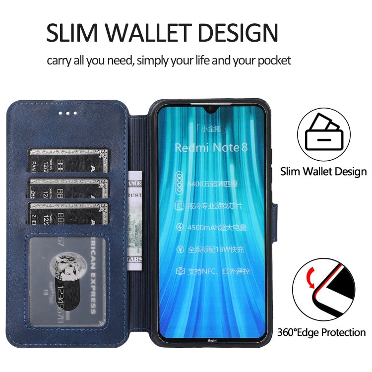 For Xiaomi Redmi Note 8 Shockproof PU + TPU Leather Phone Case