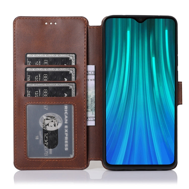 For Xiaomi Redmi Note 8 Pro Shockproof PU + TPU Leather Phone Case