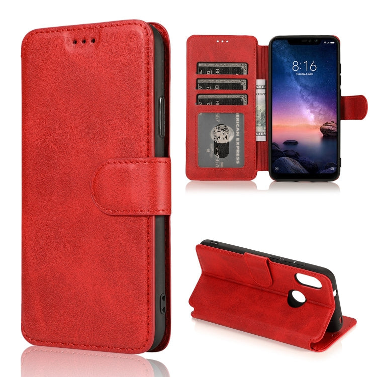 For Xiaomi Redmi 6 Pro Shockproof PU + TPU Leather Phone Case