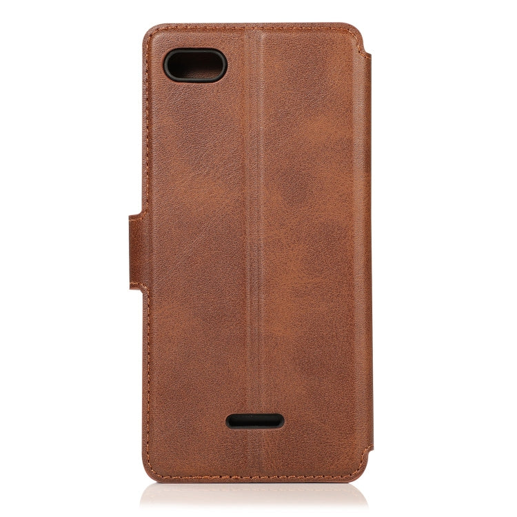 For Xiaomi Redmi 6A Shockproof PU + TPU Leather Phone Case