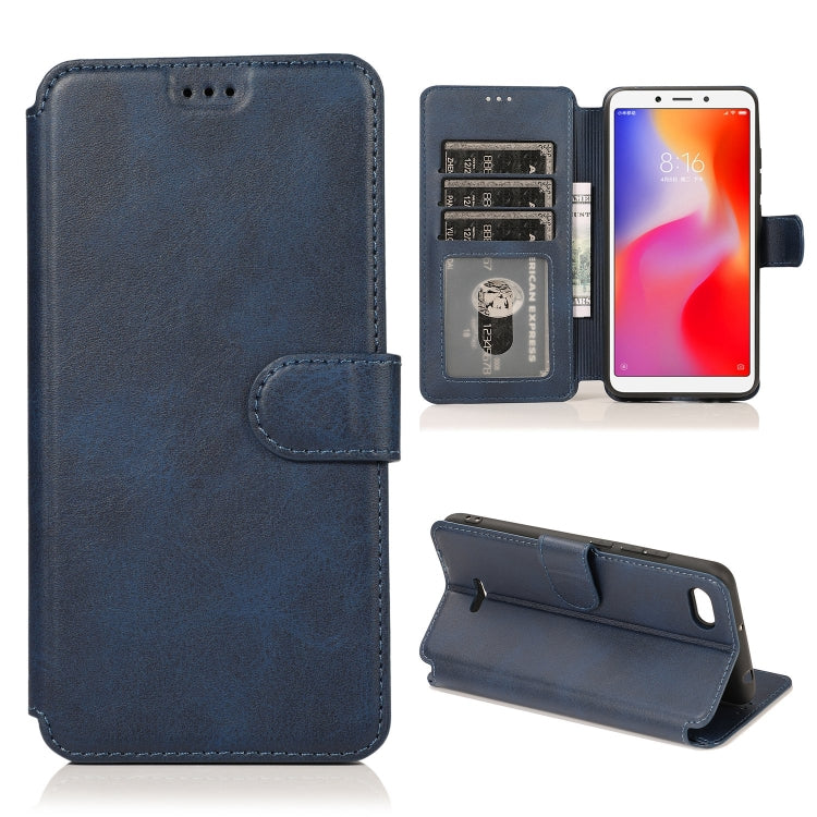For Xiaomi Redmi 6A Shockproof PU + TPU Leather Phone Case